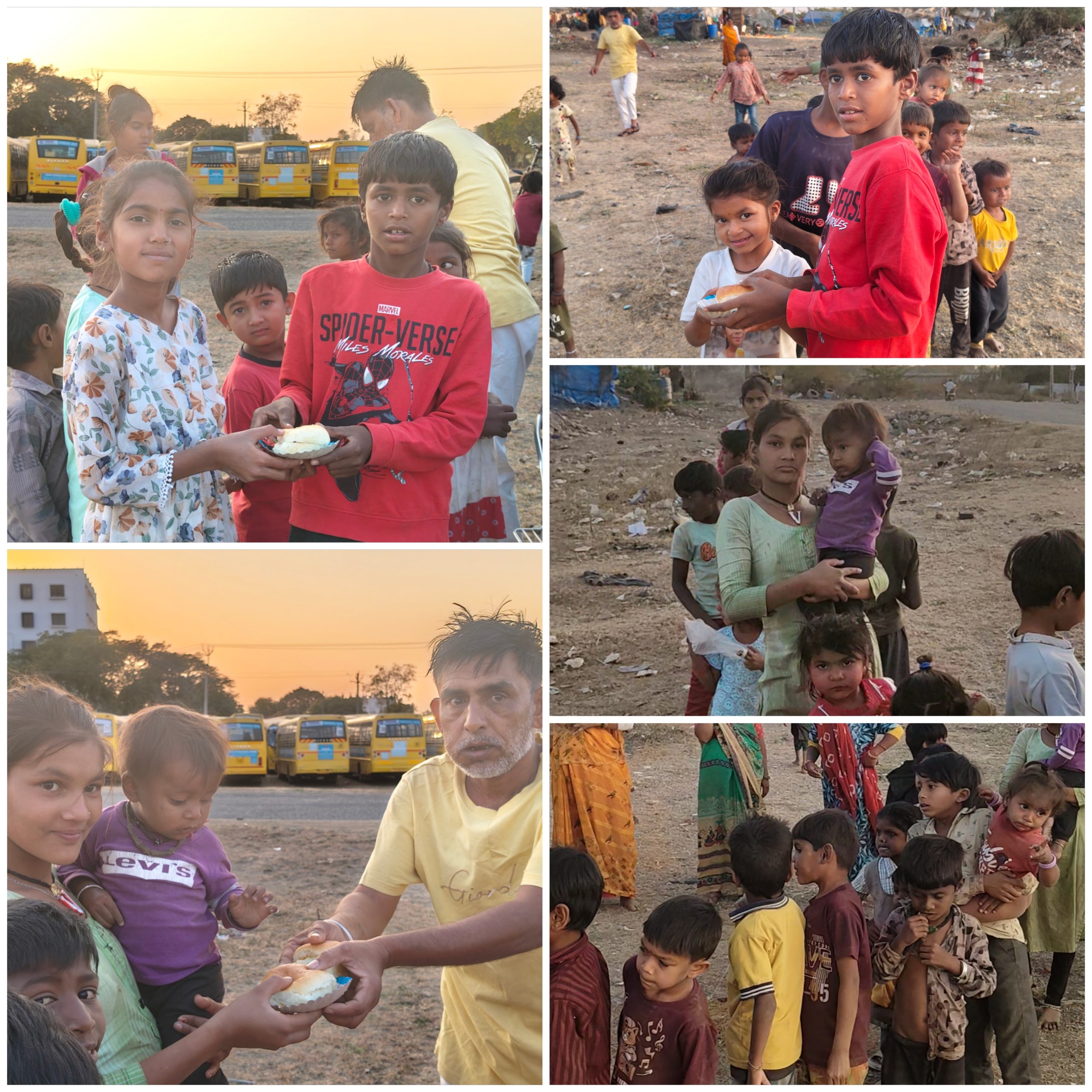 નમ્રતાગ્રીન ફાઉન્ડેશન દ્વારા રાજકોટની ઝૂંપડપટ્ટી વિસ્તારમાં નાસ્તા વિતરણનું આયોજન